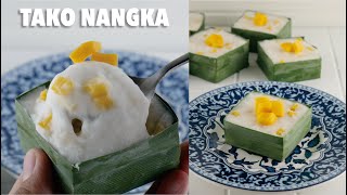 MODAL SANTAN & TEPUNG JADI KUE ENAK LUMER ALA THAILAND | RESEP TAKO NANGKA LEMBUT