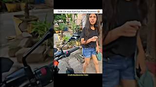 Helping cute stranger girl she Lost her🤳 phone #bike #rider #cutegirl#lostphone #iphone#shorts#zx10r