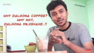 how to make Dalgona milkshake and plain cake | in kannada | don't miss it