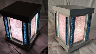 DIY Cardboard Lampshade | DIY Lantern | DIY Lampshade using cardboard | Cardboard Crafts Ideas