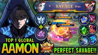 Aamon Savage 2024!! Aamon Best Build 2024 - Build Top Global Aamon Gameplay - Mobile Legends