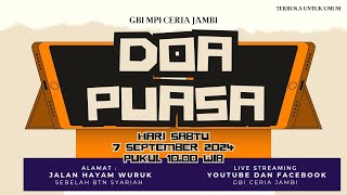 DOA PUASA - 7 SEPTEMBER 2024