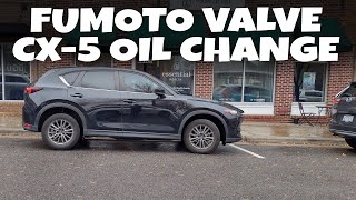 MAZDA CX-5 | Easy Fumoto valve oil change