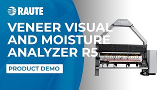 Raute Veneer Visual and Moisture Analyzer R5 Demo (English Subtitles)