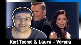 Koit Toome & Laura - Verona (Eurovision 2017) | Reaction