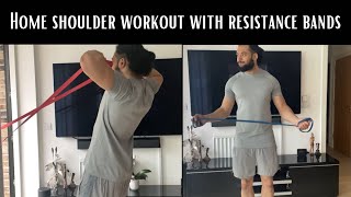 Effective home shoulder workout (Bands only)