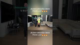 TRENUTAK KADA JE JELENA KARLEUŠA UŠLA U LAJV BAKE PRASETA #jelenakarleuša 🔥