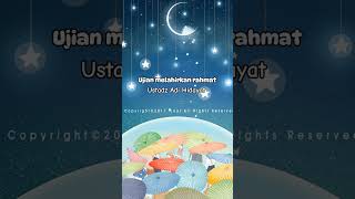 Ujian melahirkan rahmat #ustadzadihidayat #selfimprovement #motivasidiri #growingtogther