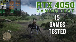 Nvidia RTX 4050 Laptop Gaming Test | 15 Games Tested