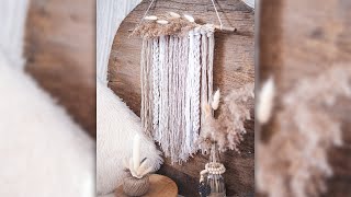 Deko für Zuhause einfach selber machen | Wandbehang selber machen | DIY Wanddeko