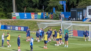 Italy training in Iserlohn three days before meeting Spain at EURO 2024.