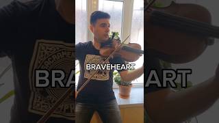 Braveheart Theme (For the love of a Princess) Violin  #violincover #scotland #shorts #braveheart