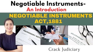 🧾Negotiable Instruments-An Introduction | एक निश्चित राशि देने का वचन पत्र | Right to receive money