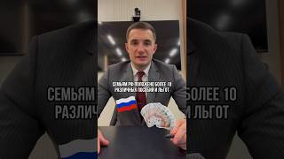 Какие пособия положены семьям РФ?