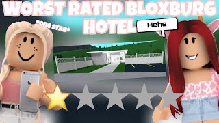 MAKING A 1 STAR BLOXBURG HOTEL!! || (Roblox)