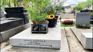 Tombe de Bruno CREMER, cimetière du Montparnasse, Paris