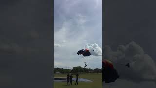 Parachute 🪂 training and perfect landing in 🇱🇰