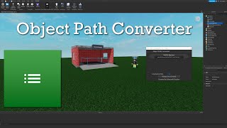 Roblox Plugin - Object Path Converter