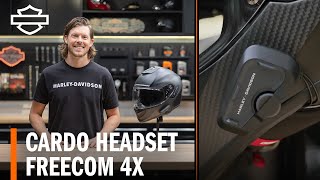 Harley-Davidson Cardo Freecom 4x Bluetooth Headset Overview