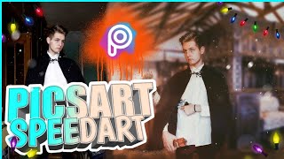 PICSART SPEED ART|ПИКСАРТ БЫСТРОЕ РЕДАКТИРОВАРИЕ (Speed art)|PICSART TUTORIAL