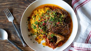 Osso Buco of Beef with Sun Dried Tomatoes and Tuscan Rub