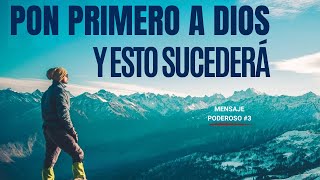 MIRA Lo Que Sucede Cuando Pones a Dios Primero | ¡Todo Se Acomoda! (Motivación Cristiana)