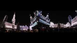 360° Klank- en Lichtshow Kerst Brussel 2019