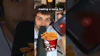 i’ve made a SONG for KFC🍗#shrots #funny #music #kfc #singer #food