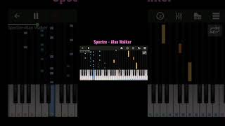 Spectre - Alan Walker | Hard Piano Tutorial by Phone