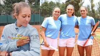 Luisina Giovannini, la debutante de la Selección Argentina de Tenis