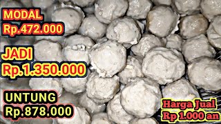 REJEKI UNTUNG BUANYAK, Resep Bakso ayam mix sapi gampang bikin nya