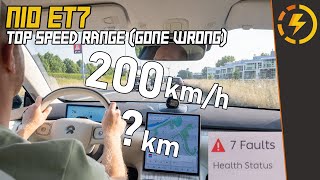 Nio ET7 - Top Speed Range (Gone wrong) | Recharging ⚡️