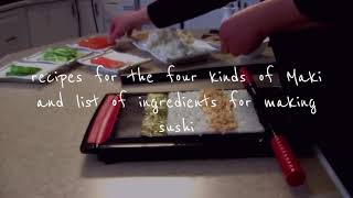 Sushi Making Kit by Yomo Sushi - Sushi in 4 easy steps