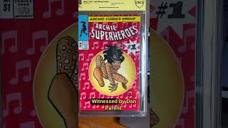 Archie & Friends Superheroes #1 9.8 CBCS SS Witnessed Signature! $200 Shipped ASM #300 Homage!