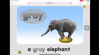 Color GRAY- Learning Colors for Kids by Starfall