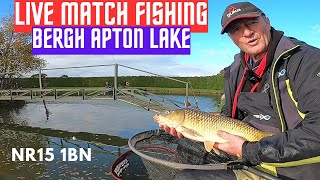 Live Match Fishing Bergh Apton lake, #matchfishinguk #JamesAtkinsFishing #fjukabait