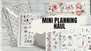 Mini Sticker planning Haul