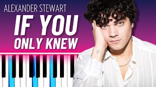 if you only knew (EASY PIANO TUTORIAL) - Alexander Stewart