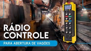 MÁQUINA CALBRANDT PARA ABERTURA DE VAGÕES / RÁDIO CONTROLE MICRON 7 EX