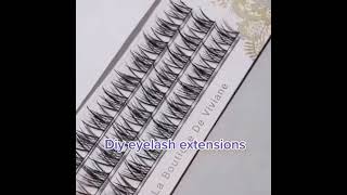 DIY eyelash extensions