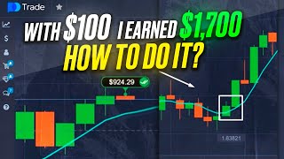 WITH $100 I EARNED $1,700 MY SUPER-PROFITABLE TRADING STRATEGY FOR BINARY OPTIONS | pocketoption