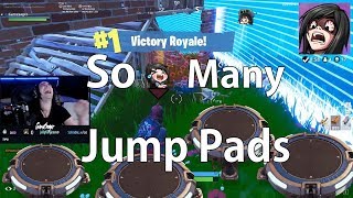 Fortnite Battle Royale Launch pad chaos.