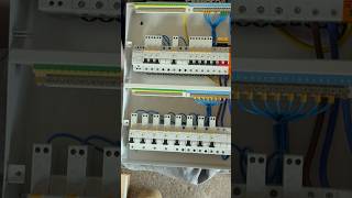 FUSEBOX DOUBLE STACK BOARD #electrical #electricianlife #consumerunit