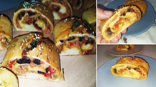 سندويش البيتزا العملاق❗بيتزا 🍕 على شكل سندويش 🌯 مذاق رهيب وشكل جديد لازم تجربوه..