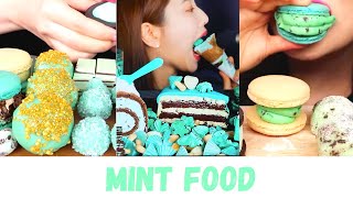 mukbangers eating mint food | ASMR Compilation