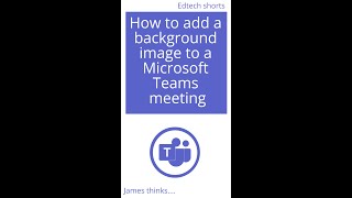 How to add a background in  Microsoft Teams