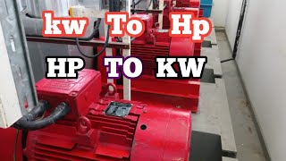 Motor kw To HP how to convert | HP to kw conversion | kw to HP calculate formula | kw to HPmalayalam