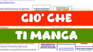 Ciò che ti manca (Mc 6,53-56) LUNEDÌ 5 FEBBRAIO Vangelo del Giorno