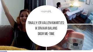 Finally: er vallen kwartjes: ik ervaar balans door me-time