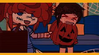 |☆pumpkin friend! ! | DESC | FNAFAU | Elizabeth and c.c | | aftons during Halloween : | FNAFXGACHA ☆